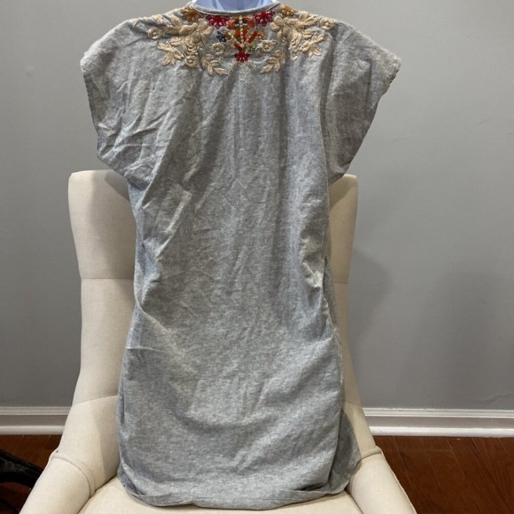 NWT Johnny Was Aliya Deep Scoop Embroidered tunic M - Picture 4 of 5